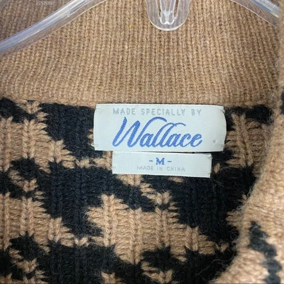 Madewell Black and Tan Houndstooth Cardigan - Picture 3 of 7